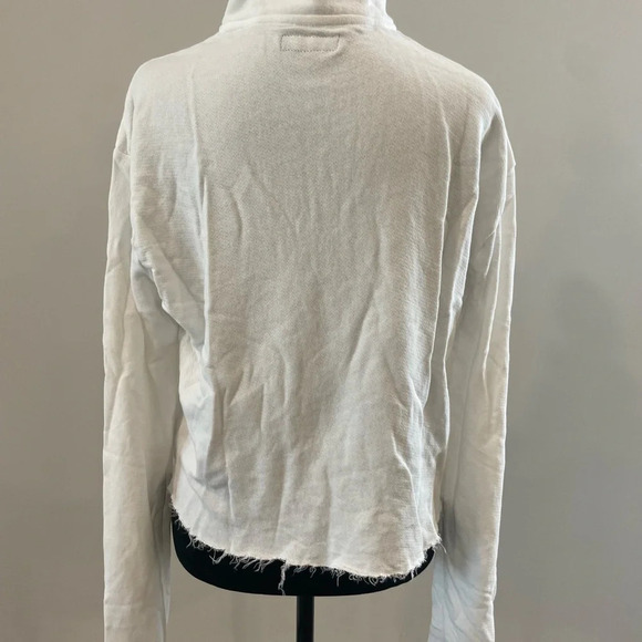 NWT Michael Lauren Rose Gold 1/2 Zip French Terry Pullover Sweater Size M - Picture 8 of 10